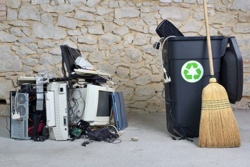 Rubbish clearance team in South London