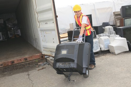 Advanced waste management technology in use